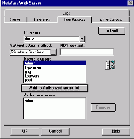 NetWare Web Server (Novell): установка, настройка, порядок работы